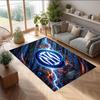 Borussia Dortmund Printed Flannel Area Rug Non Slip Soft Polyester Floor Carpet Indoor Decor Mat for Bedroom Living Room Sofa
