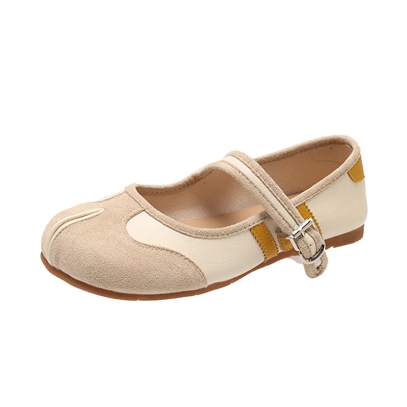 Fashion Women Marie Janes Flat Sandals Woman Sport Sneaker 2025 Trend Summer Loafers Casual Shoes Comfort Soft Leather Zapatillas