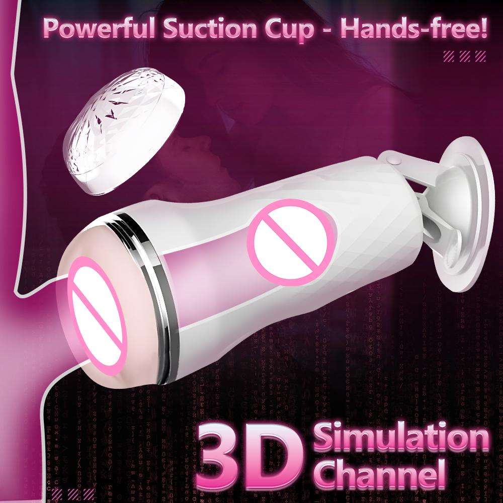 Adult Erotic Toys Male Masturbator Cup Vaginal Penetration Realistic Rubber Vagina Pocket Pussy Masturbation Sex Toys for Men