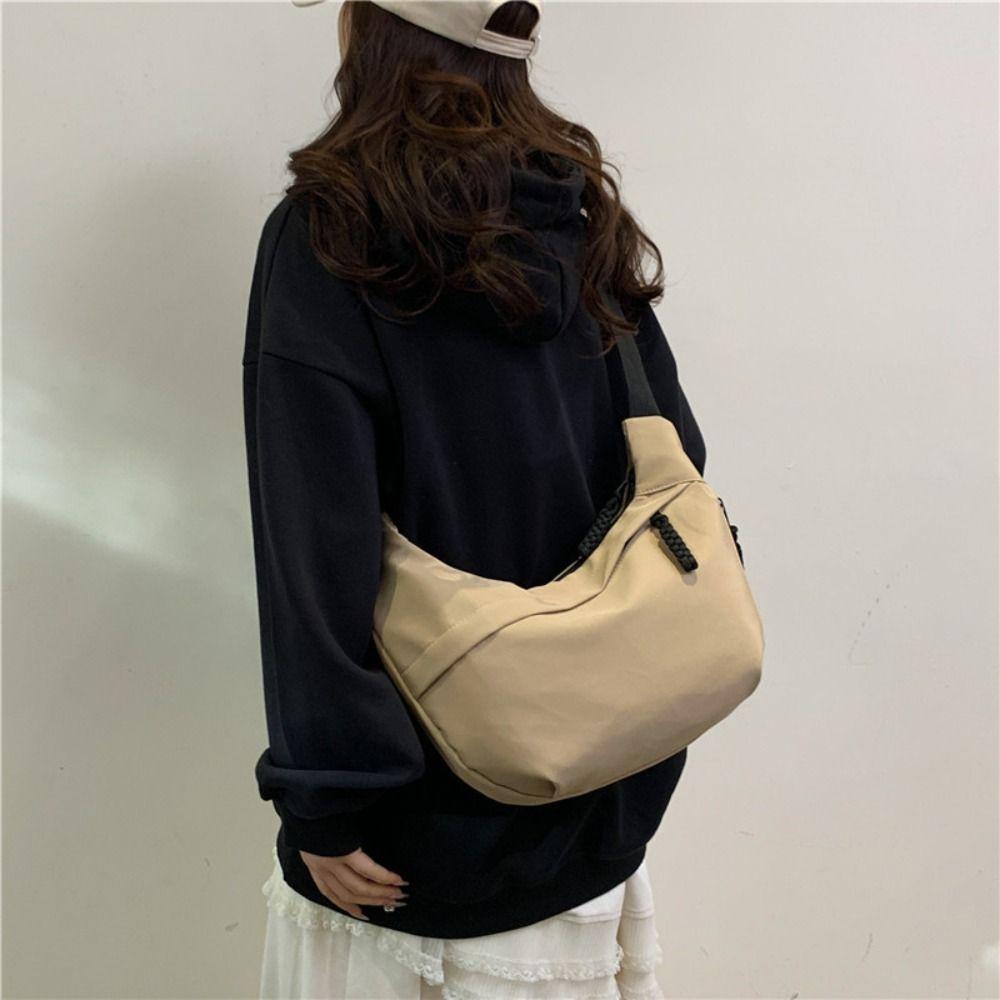 Handbag Single Shoulder Bags Canvas Large Capacity Sports Bag Leisure Oxford Dumpling Bags  Unisex