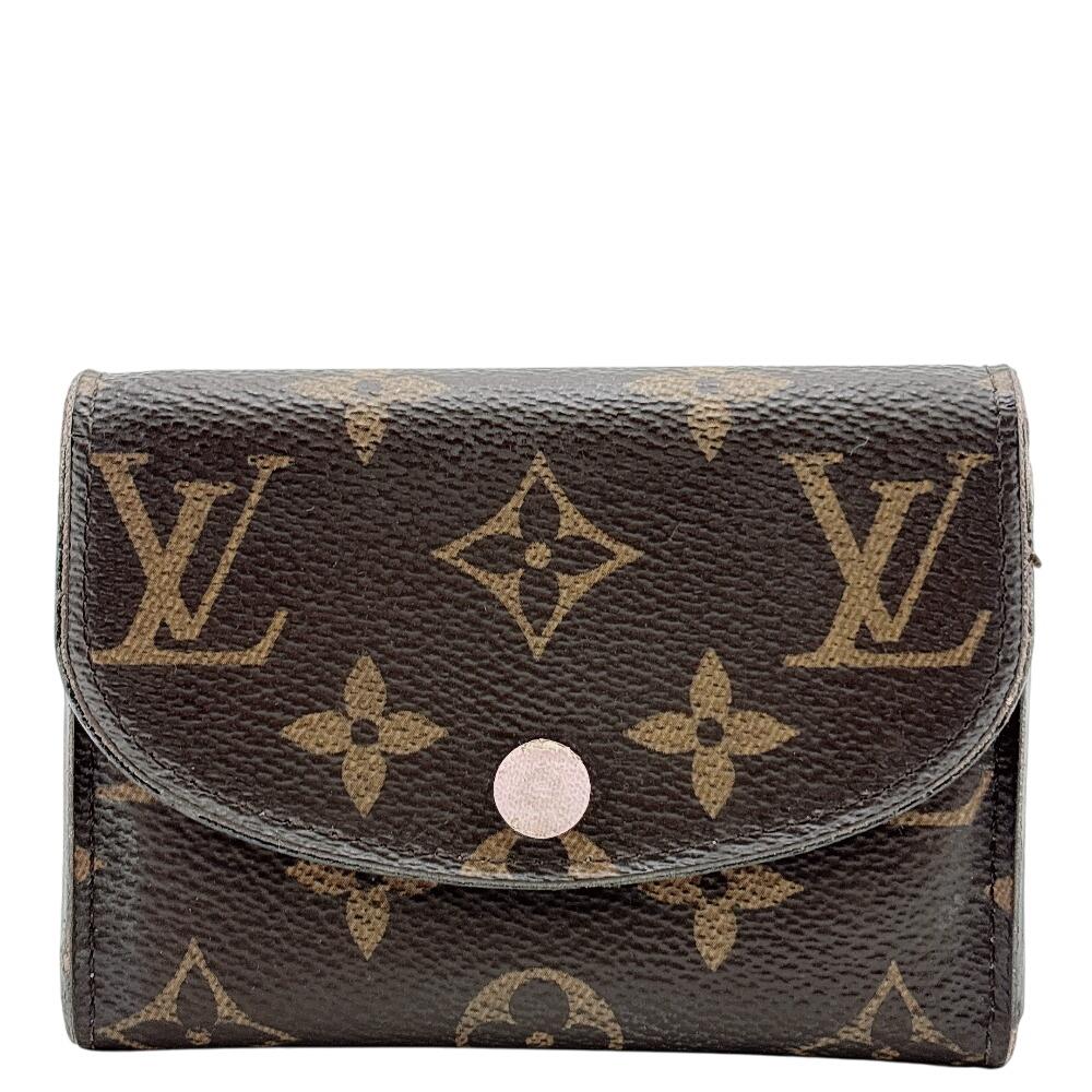 

LOUIS VUITTON M62361 Compact Wallet Coin Pocket Monogram leather Porto Monero Zari Coin case Brown leather Women Used