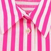 Camicia a Righe da Donna Vestibilità Larga Manica Lunga Casual da Ufficio 2025 Leggera Miscela di Cotone