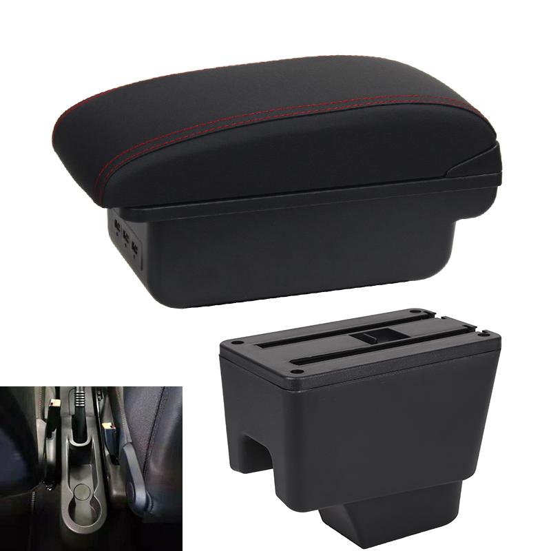 

Для Renault Kaptur автомобильный подлокотник, детали для модернизации, специальный ящик для хранения, автомобильные аксессуары, детали интерьера красный/чёрный