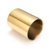 Golden Stainless Steel Desktop Organizer Box, Multi-Functional Pen Holder Container, Pencil Cup & Makeup Brush Holder
