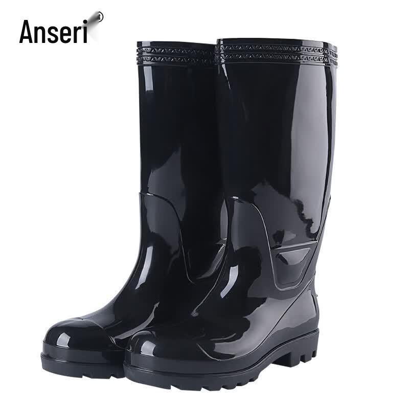 Ansell Safety PVC High-Top Rain Boots with Steel Toe