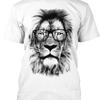 The King Lion Of Library T Shirt Made In USA Size S To 5XL Vintage Washed Homme Top For Everyday Wear Unisex Fashion