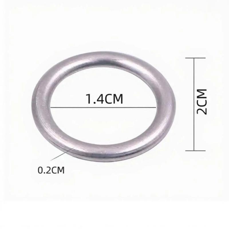 Automobile Engine Oil Pan Drain Plug Sealing Gasket Metal Washer N0138157 for Multiple Models Car