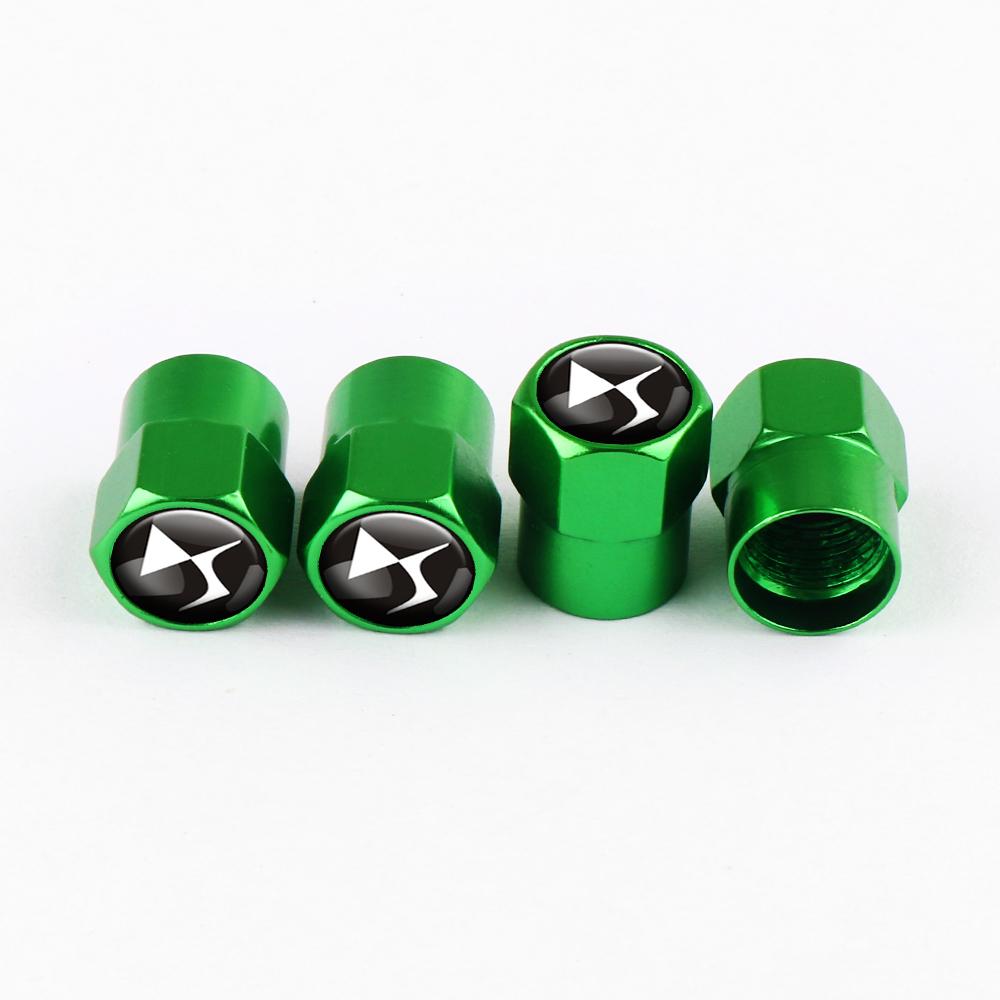 Car Wheel Tire Valve Caps Tyre Stem Caps Bolt-In For DS SPIRIT DS3 DS4 DS4S DS5 5LS DS6 DS7 DS9 Deesse Elysee Xsara DS2 RUBIS