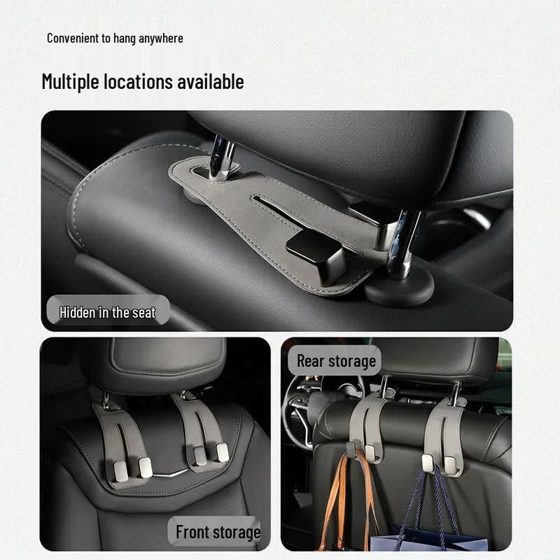 Hidden Car Seat Back Hooks