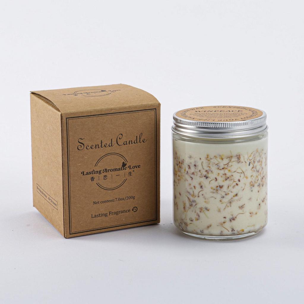 Osmanthus Aromatherapy Candles Calm The Mind and Help Sleep Home Indoor Niche High-end Fragrance Candles Souvenir Gift Box