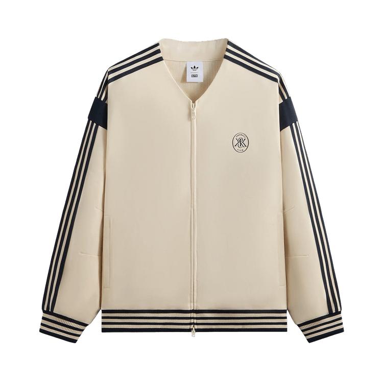 

Kith For Adidas Football Track Top Sandrift Men Outerwear White AAKA3917 L