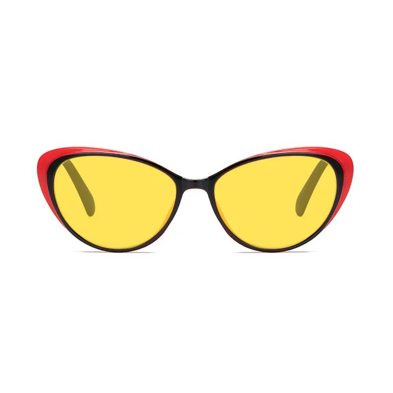Unisex Cat-Eye Anti-Blue Light Glasses Night Vision Gaming Computer Use Eye Protection Classic Driving Eyewear