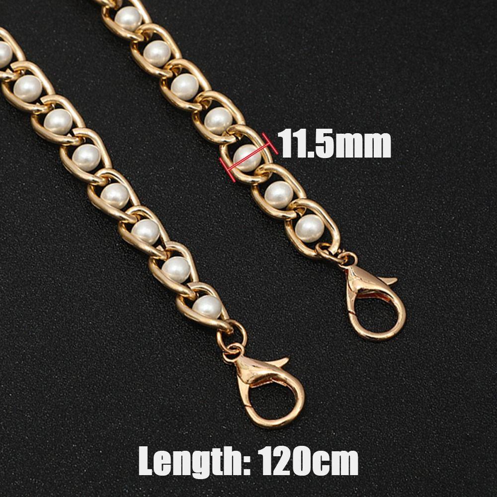 40/60/80/100/120cm Purse Bead Chain Strap for DIY Replacement Women Shoulder Crossbody Handbags Chain Bag Straps Hardware