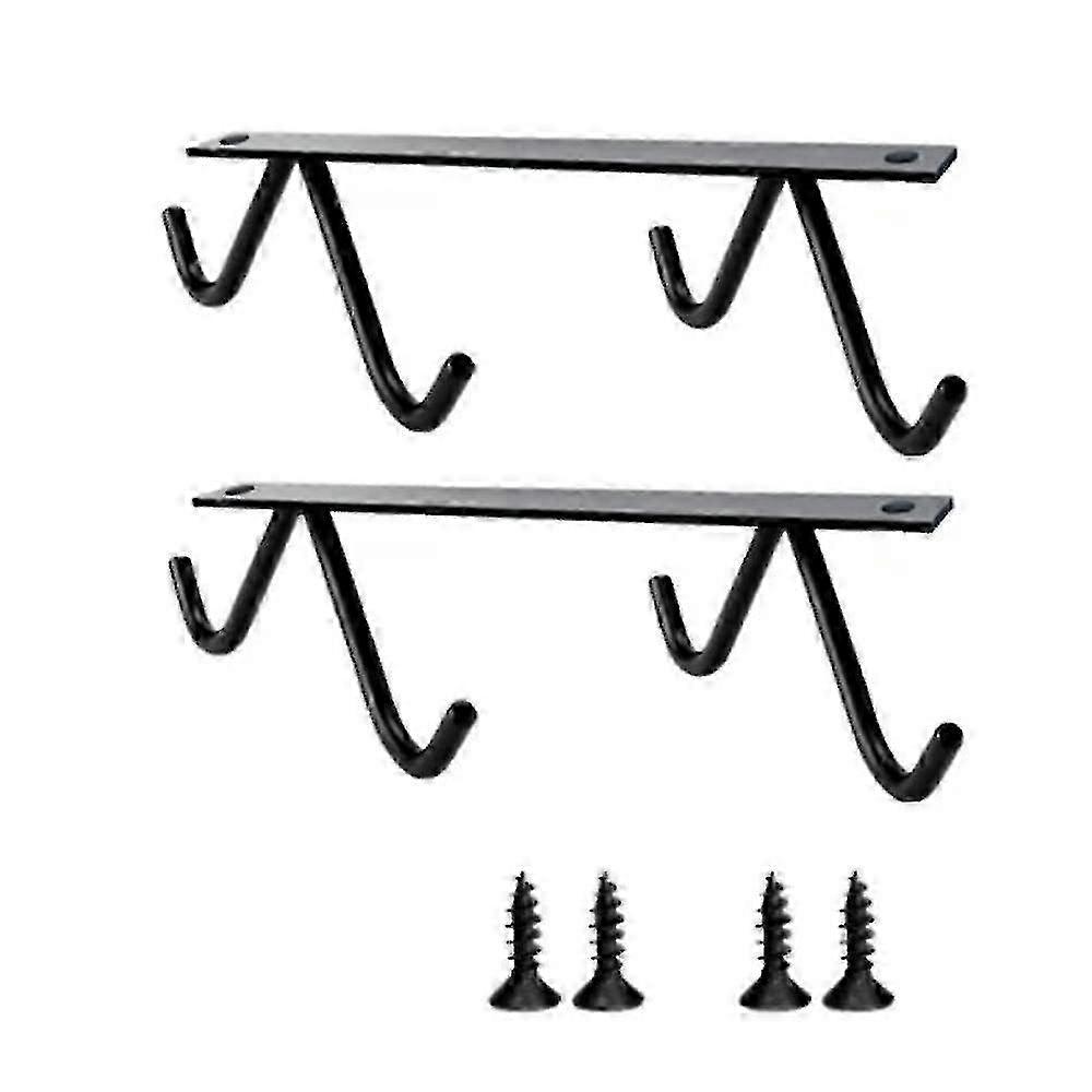 4-Hook Coffee Mug Hanger/Tea Cup Organizer/Drying Rack, suitable for mugs, coffee cups, beer glasses, and kitchen utensils.