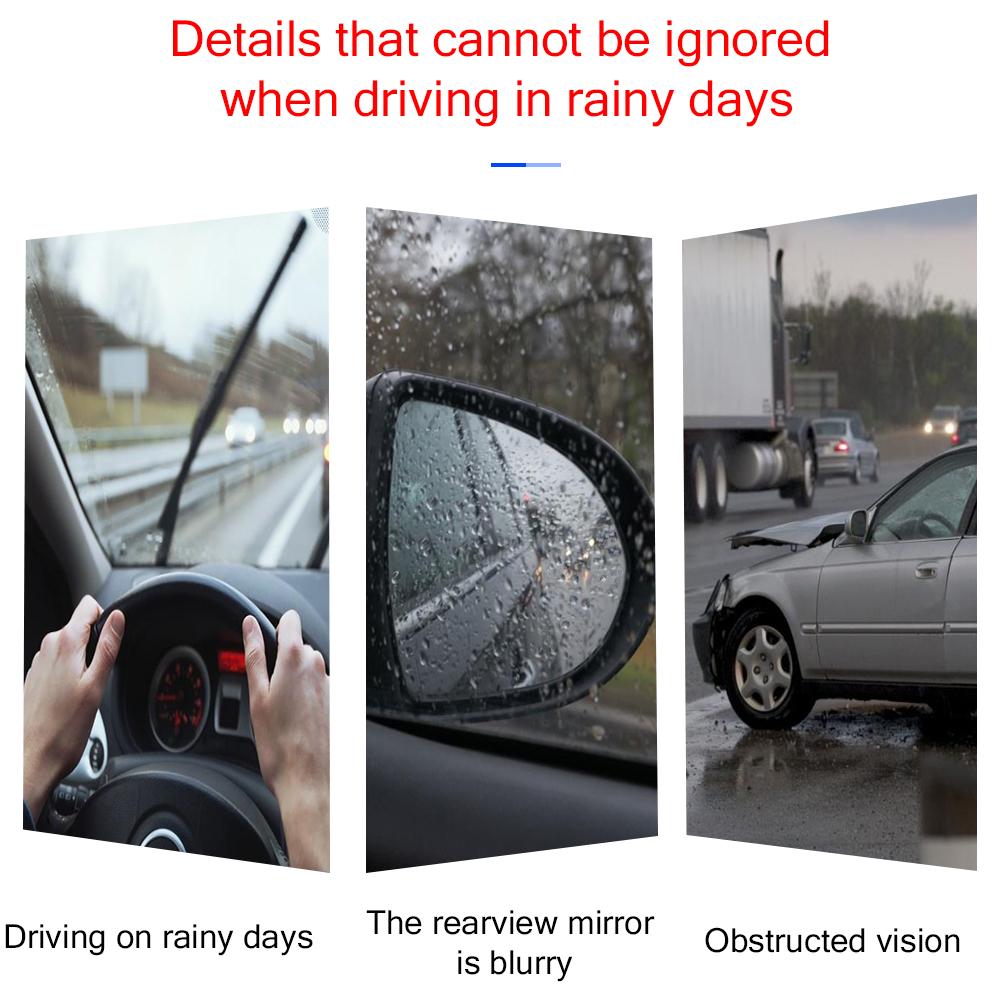 Pro VOLKSWAGEN VW 2ks Samolepka na zpětné zrcátko auta Silikonový dešťový obočí pro Volkswagen Passat Tiguan Golf Bora Jetta Scirocco