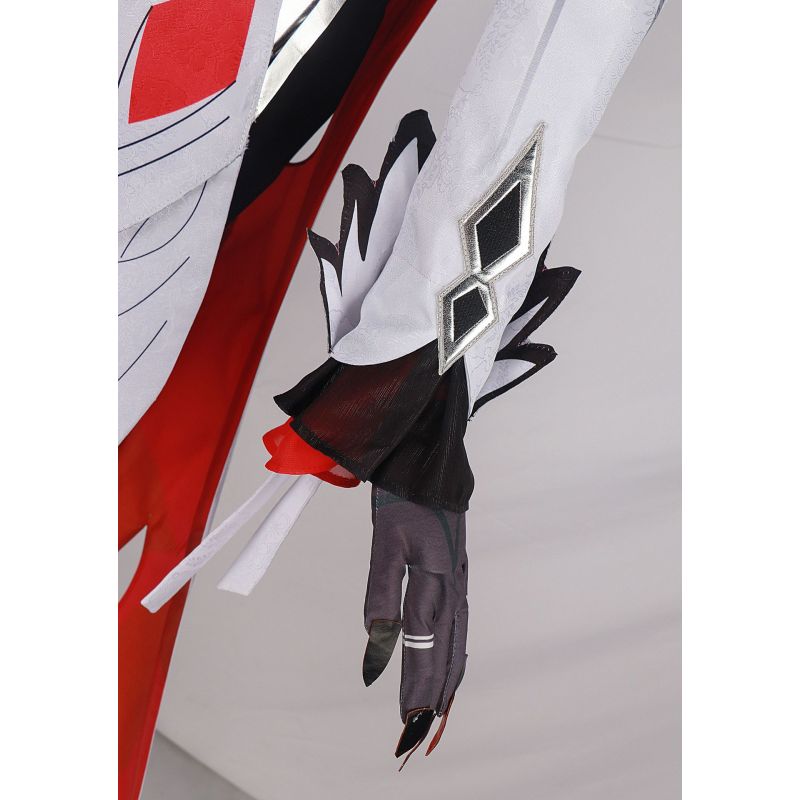 Genshin Impact Arlecchino Il Fante Costume Cosplay Set Completo Parrucca Uniforme Undici Fatui Harbingers Outfit Festa di Carnevale di Halloween