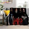 Heavy Metal Band Slayer Rock Blanket,Soft Throw Blanket for Home Bedroom Bed Sofa Picnic Travel Office Rest Cover Blanket Kids