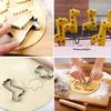 Animal Cookie Cutter Set for Kids, Cookie Cutter Set of 12 Piece, Stainless Steel Biscuit Cutters Molds with Fox, Giraffe, Squirrel, Penguin,