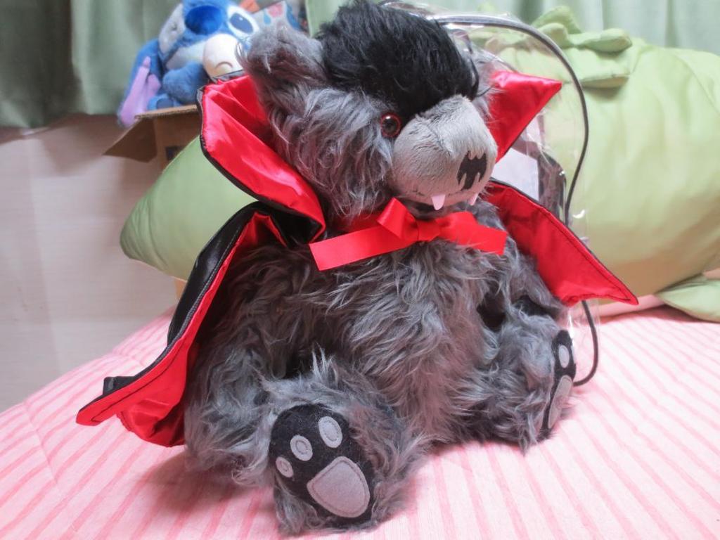 [USED] Limited Edition SPIRAL Vampire Teddy Bear Plush Toy, Authentic