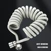 2/3/5M Flexible Spring Shower Head Hose Tube Plastic Water Toilet Bidet Sprayer Telephone Line Soft Hoses Bathroom Accessories