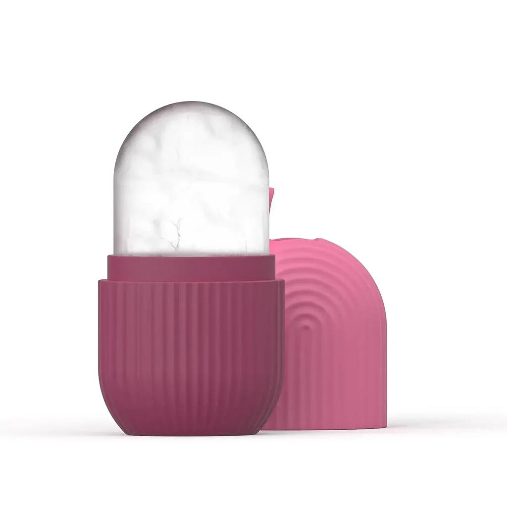 Ice Roller For Face & Eye Face Massage Silicone Ice Mold For Face Beauty Puffiness Relief Facial Massager Skin Care Tools