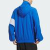 Adidas Originals Clover Rifta Windbreaker Patchwork Sports Hooded Jacket Men Outerwear Blue IU4794