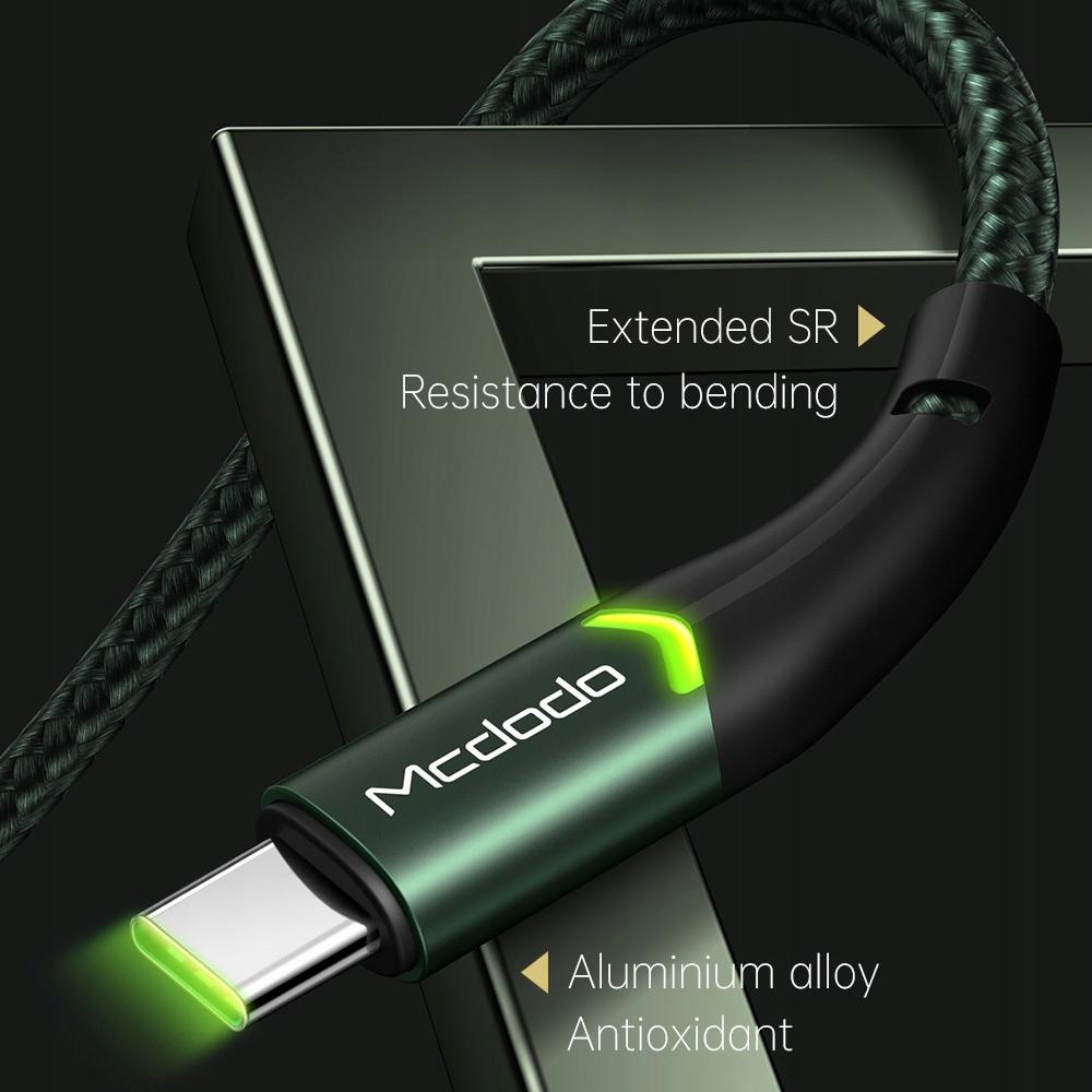Mcdodo Phone Cable, Usb-C, High-Speed, Usb-C,Led,Qc 4.0, 1M , Ca-7960