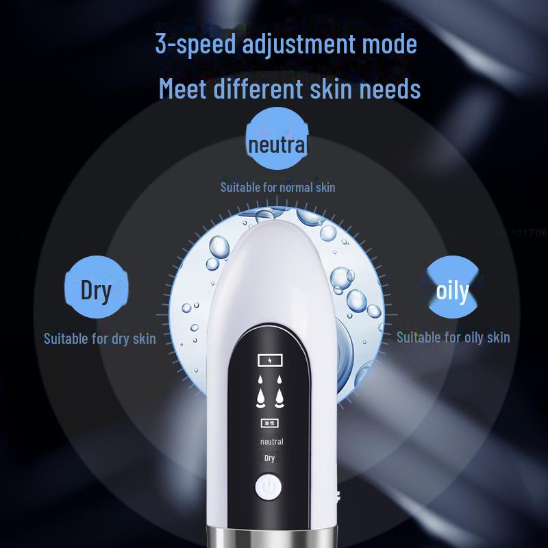 Portable Oxygen Facial & Pore Cleaner: Electric Blackhead Remover Device