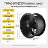 Shanghai Qianxin 220V/380V Low Noise Axial Kitchen Exhaust Fan