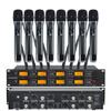 One-to-Eight Black Wireless Microphone Model F - In Stock