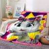 1Pc Cat Adventure Blanket For Couch Bed Plush Cozy Fuzzy Blanket Super Soft Warm Blankets For Fall And Winter 0918266