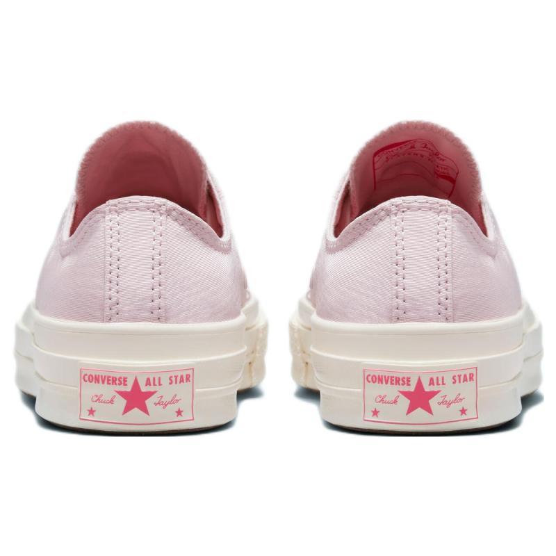 Converse 1970s Chuck Taylor All Star Satin Breathable Shock-absorption Low-top Canvas Shoes for Women Pink