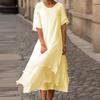 Women's Fashionable Casual -color Dress
