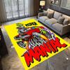 Rat Fury: Furious carpet Doormat Living room and bedroom mats Art Doormat Christmas gifts