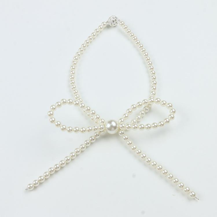 Magnetic Curtain Tiebacks with Pearl Butterfly Design, Decorative Curtain Holdbacks No Drilling Required