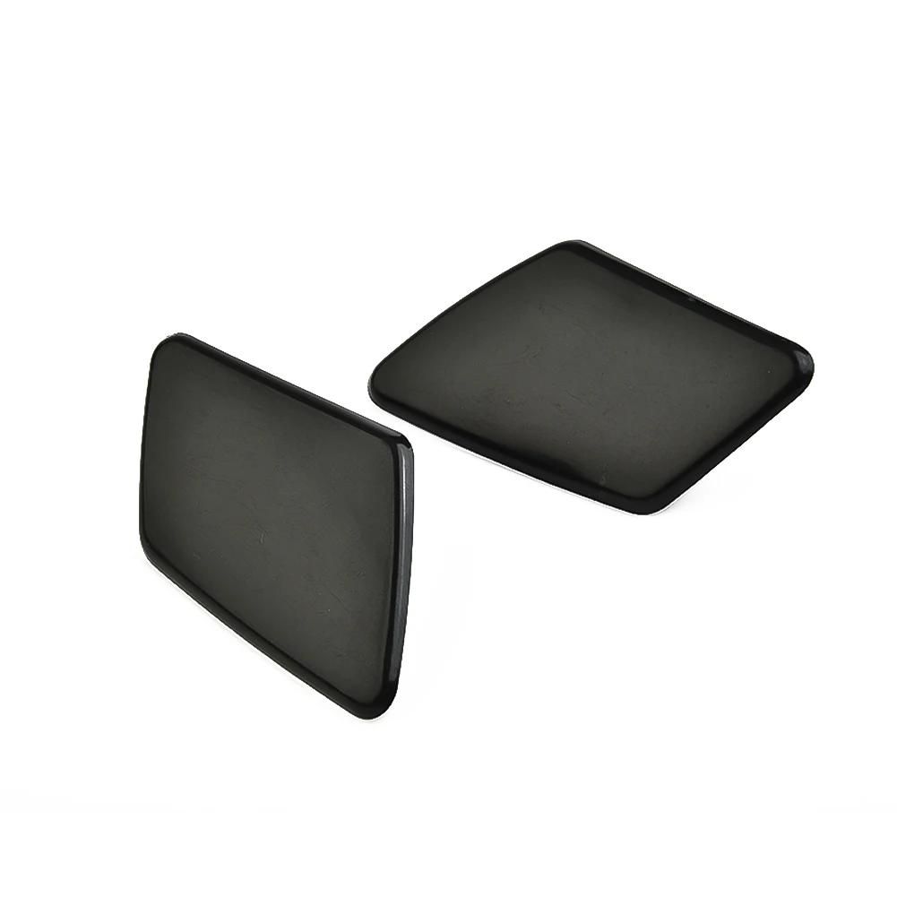 

2pcs Car Left Right Front Bumper Headlight Washer Cover Cap For VOLVO S40/V50 2005-2007 Washer Nozzle Jet Spray Cover чёрный