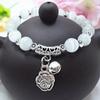 Red Agate Crystal Beaded Bracelet for Women - Handcrafted Couple Jewelry