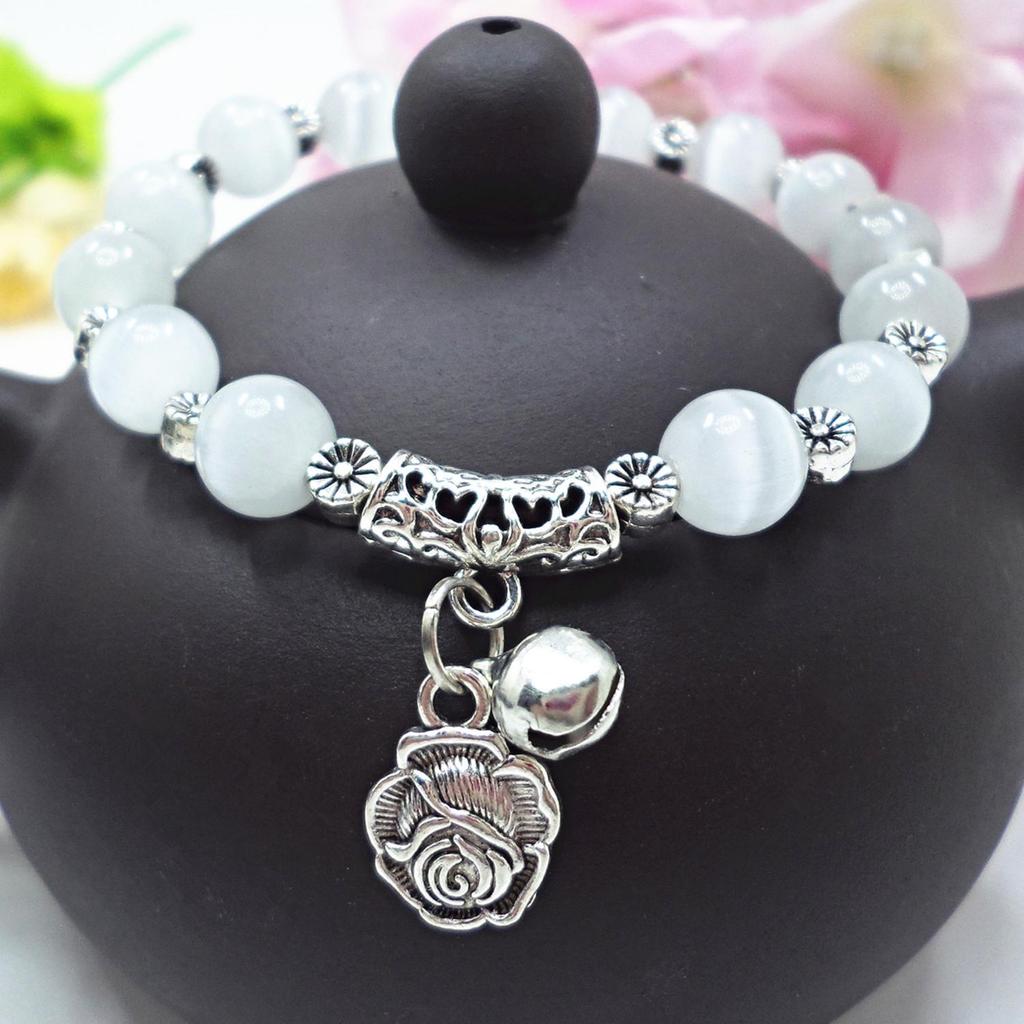 Red Agate Crystal Beaded Bracelet for Women - Handcrafted Couple Jewelry