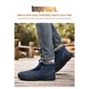 Winter Cotton Boots, Warm and Thick, Plus Size Cotton Shoes with Soft Soles, Men's Mid Top Snow Boots