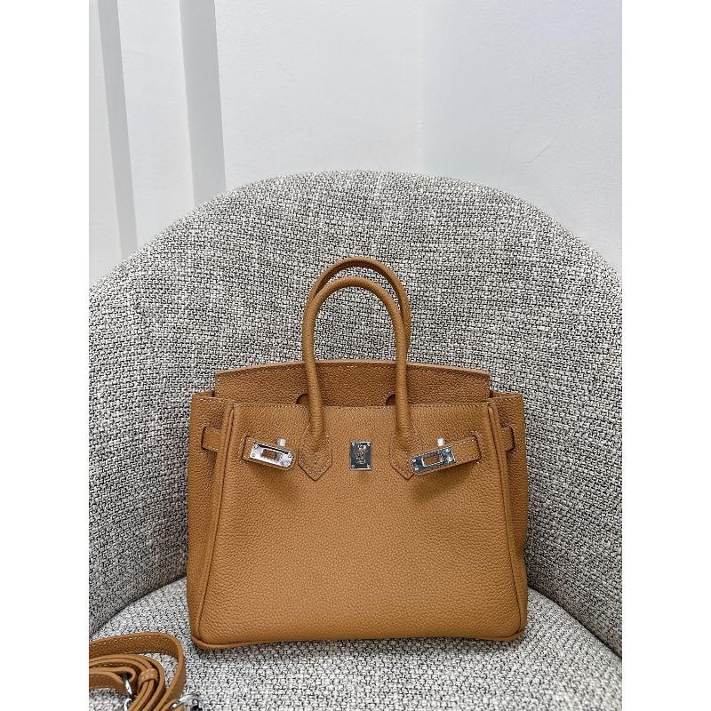 Togo eerste laag rundleer platina tas lychee patroon zilveren gesp handtas high-end slot lederen schouder crossbody dames tas