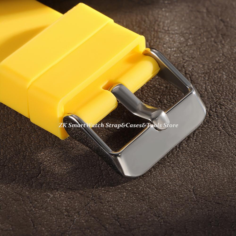 Hot Sell 20mm 22mm Silicone Watch Strap Universal Watchband Waterproof Soft Wristwatch Band for P22 Smartwatch Watches Bracelet