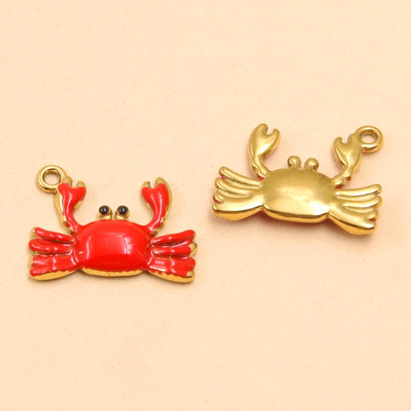 18K Gold Electroplated Seashell & Seahorse Charms: 4 Styles DIY Jewelry Accessories
