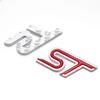 bldf8 3D Metal Car Stickers Front Grille Badge ST Emblem For Ford Focus 2 3 mondeo mk3 f150 fusion mustang mk7 mk2 Auto Accessories