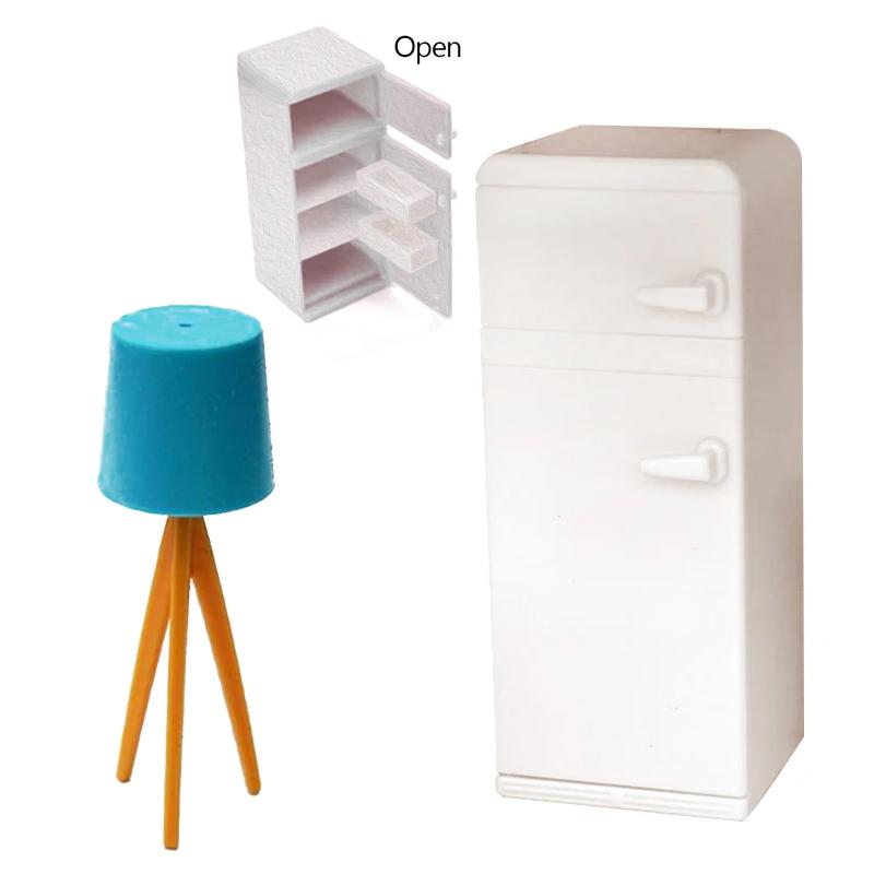 1/5Pc Dollhouse Simulation Washbasin Tub Toilet Model Freely Combined Bathroom Decor Dolls House Miniature Furniture Accessories