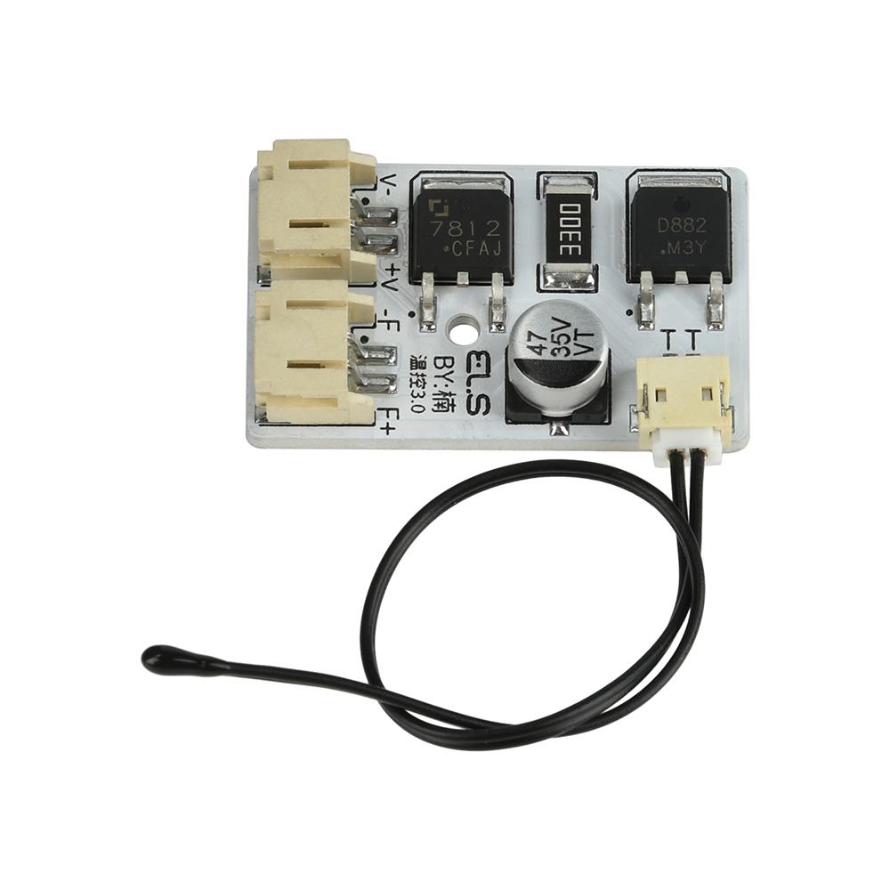 DC 12V PC CPU Fan Temperature Control Speed Controller Board Speed Controller Temperature Probe DIY Fan Speed governor