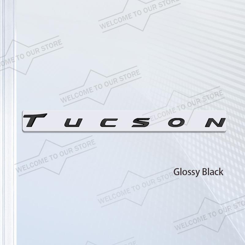 Car Styling Body Trunk 3D Metal For Tucson Letter Front Hood Bonnet Badge Stickers Decal Car Accessories