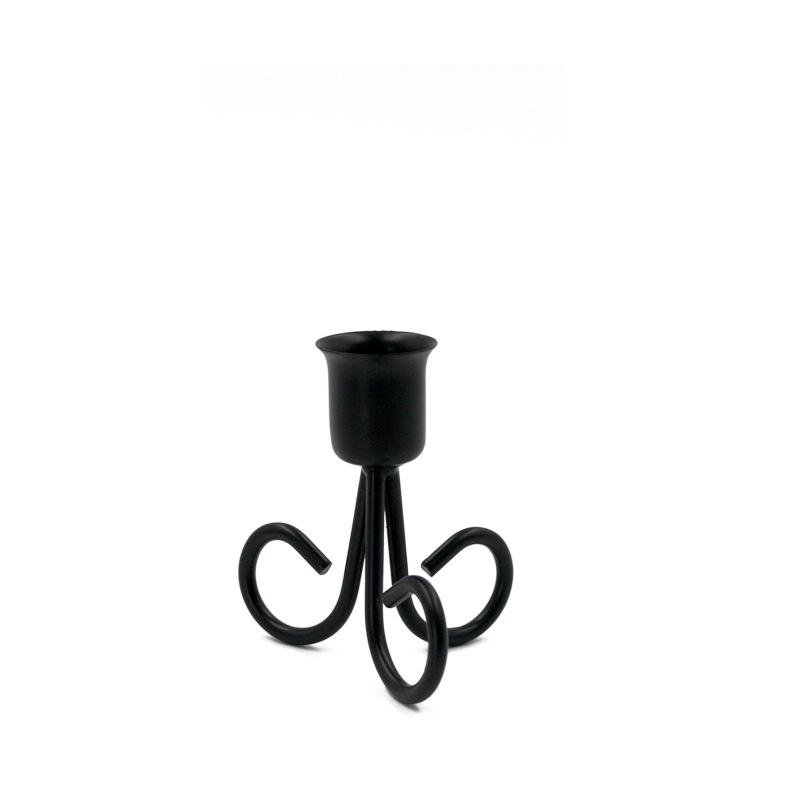 

Wrought iron scented candle holder vintage wire ornament interior table decoration Pack of 1 чорний