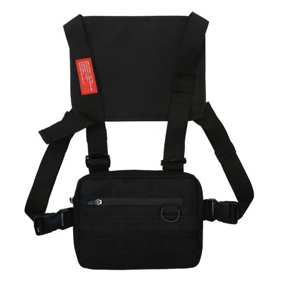 Adjustable Shoulder Pouch Chest Rig Bag Vest Sack Backpack Holder for Men Women