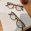 Round Shape Women Glasses Rivets Decoration  Material Men Women Eyeglasses Blue Light Blocking Female Glass