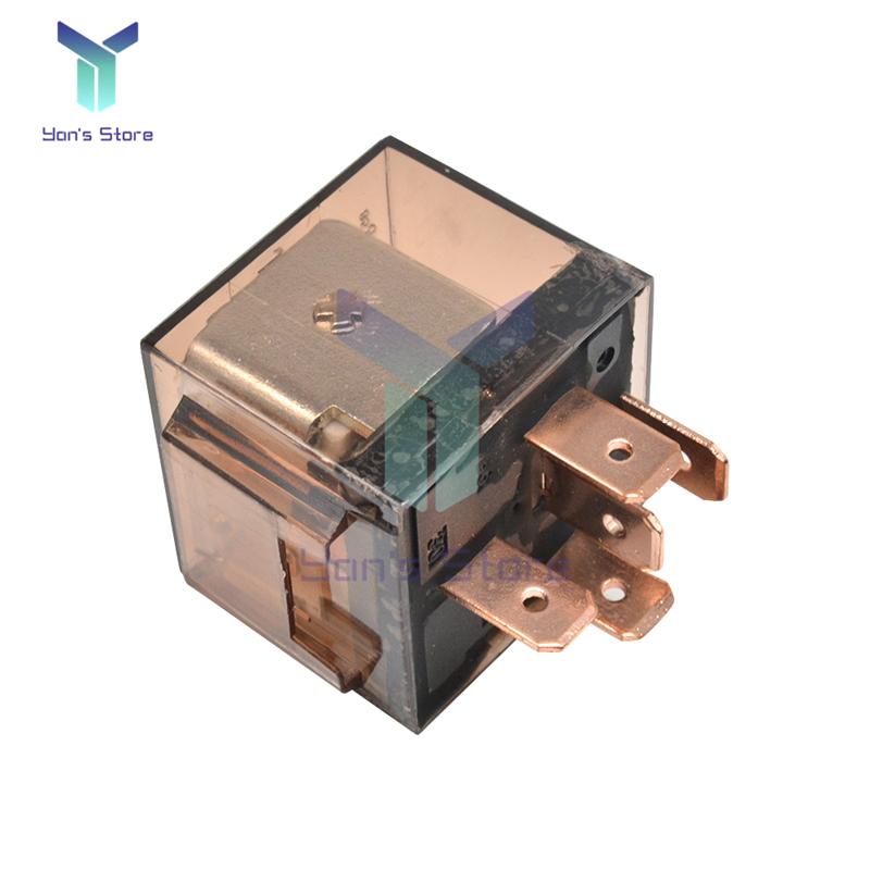 Waterproof Automotive Relay DC 12V 24V 80A 100A 4Pin 5Pin SPDT Switch Car Control Device Car Relays High Capacity Switching Relays 5